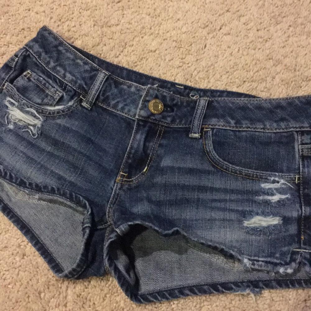 American Eagle Distressed Denim Shorts